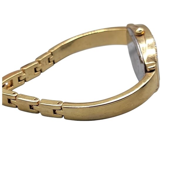 Peugeot Ladies Watch Quartz 21mm MOP Swarovski Crystal Dial 5.5" Gold Tone 7005 - Picture 9 of 12